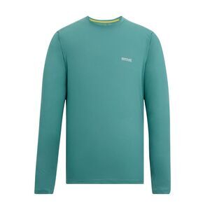 Regatta Mens Mindo Logo Long-Sleeved T-Shirt / Arctic